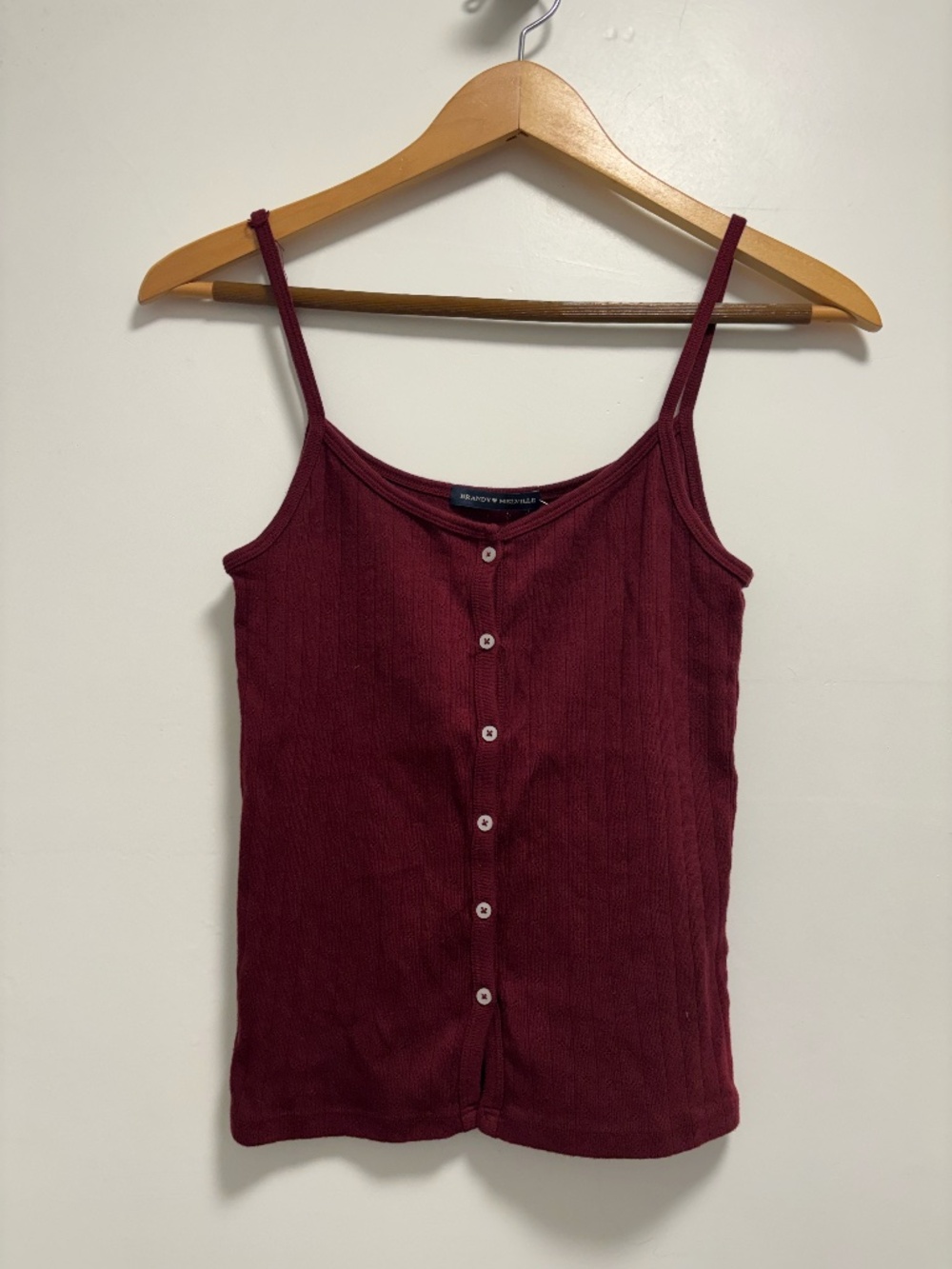Brandy Melville Burgandy Tank